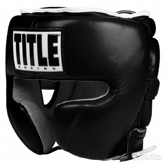 Боксерский шлем Title Boxing Bomber Leather L