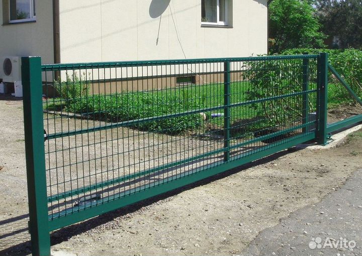 Откатные ворота со склада