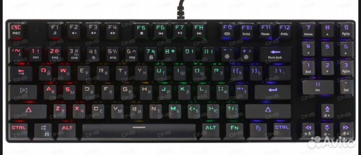 Клавиатура механическая Dexp saber tkl rgb