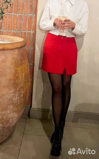 Юбка мини zarina офисная