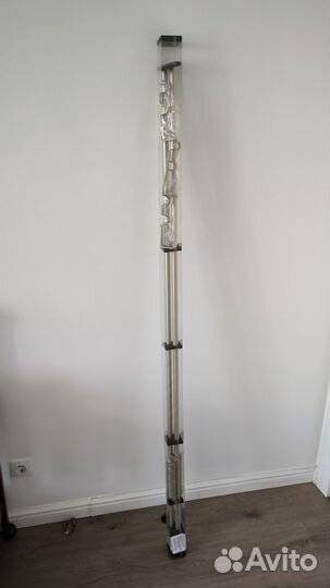 Карниз раздвижной 19 мм / 16 мм двухрядный, металл