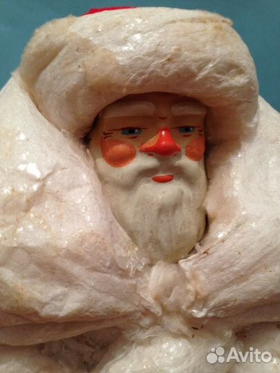 Елочная игрушка СССР Дед Мороз 1963г. Редкость
