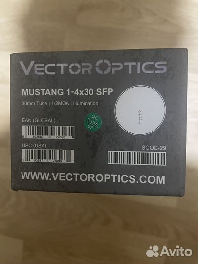 Оптический прицел vector optics