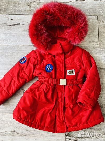 Костюм зимний комбинезон и куртка 104