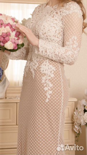 Платье вечернее свадебное