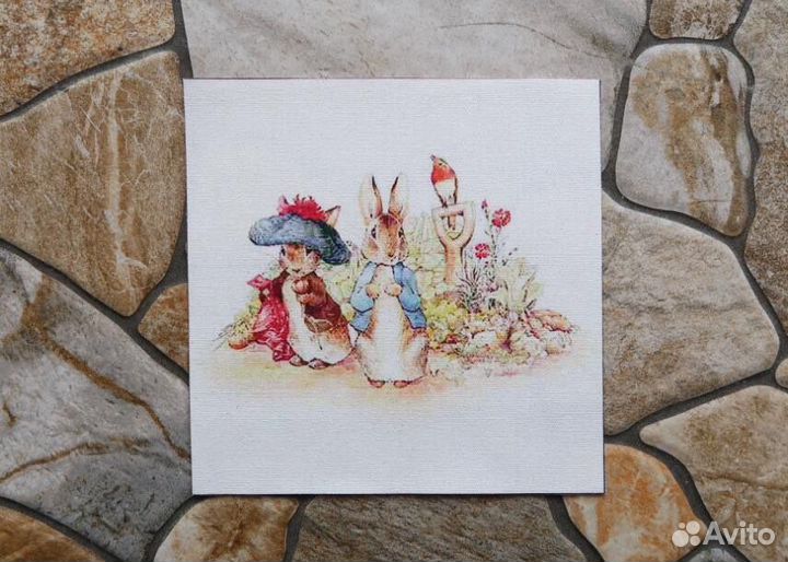 Купон ткани для рукоделия Peter Rabbit