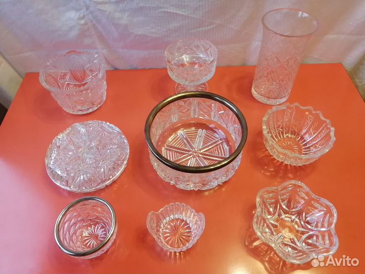 Хрустальная посуда СССР