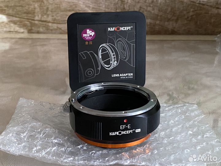 Адаптер K&F Concept Canon EF to Sony E (NEX)