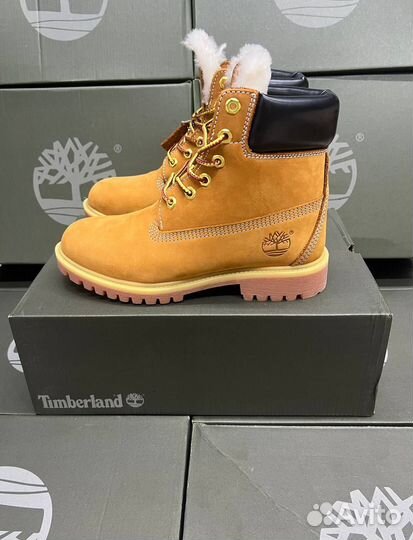 Ботинки зимние timberland с мехом