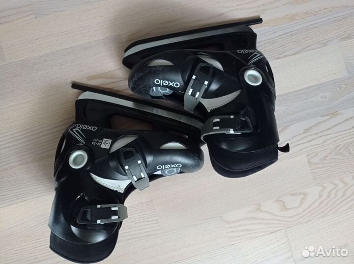 Коньки детские c раздвижным сапожком,Oxelo,р.32-34