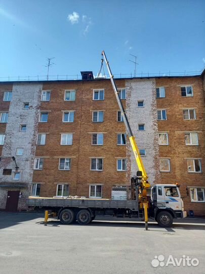 Аренда и услуги манипулятора, стрела 7 т, 21 м, борт 10 т, 8.5 м