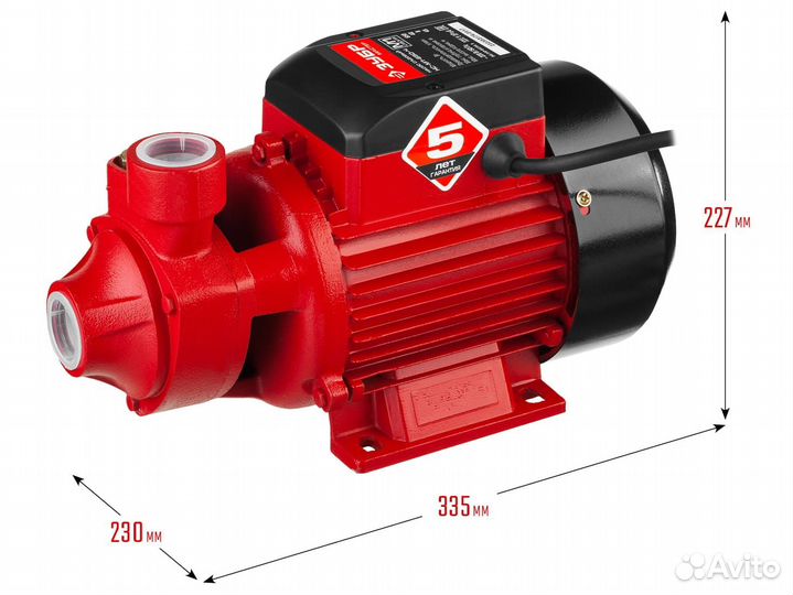 Поверхностный насос Зубр нс-М1-800-Ч