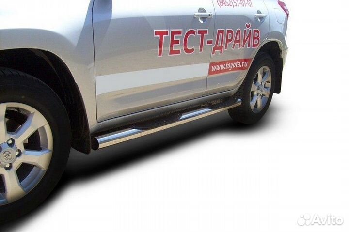 Защита порогов Toyota RAV-4 (2010)