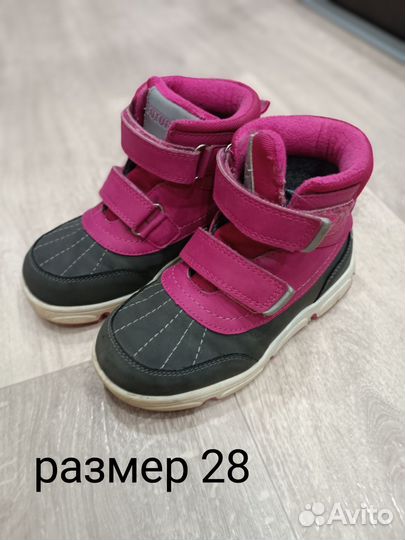 Ботинки демисезонные для девочки 28 размер