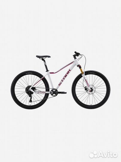 Велосипед Stark'24 Viva 27.5 HD белый перламутр/си