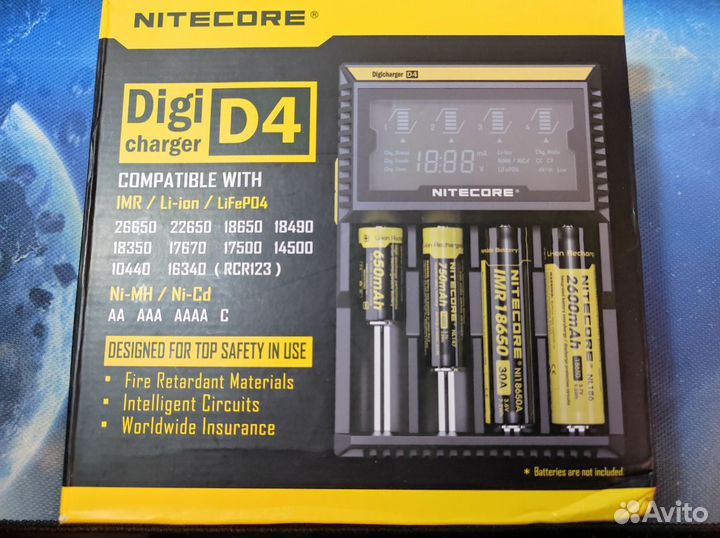 Зарядное устройство Nitecore D4 11480 18650