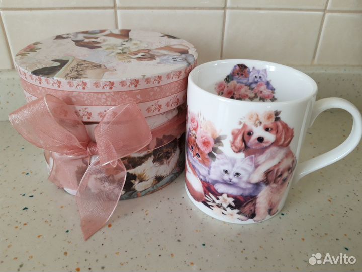 Чайная чашка в подарочной коробке 2 шт