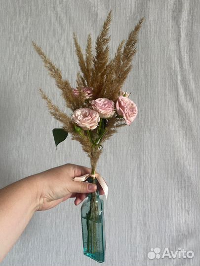 Бутылка из-под уксуса СССР стекло винтаж ретро