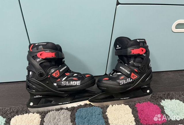 Коньки детские раздвижные 31-36