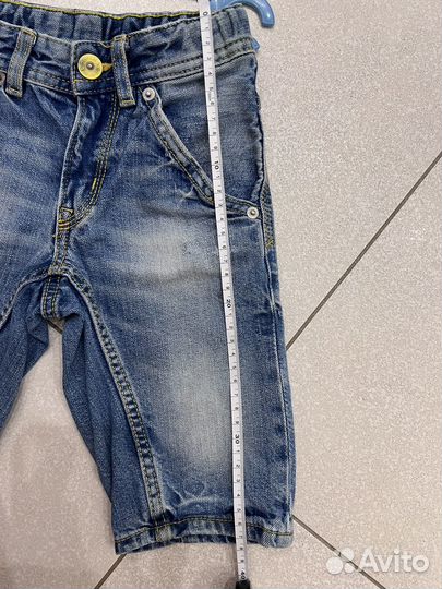 Джинсовые шорты для мальчка 104 h&m