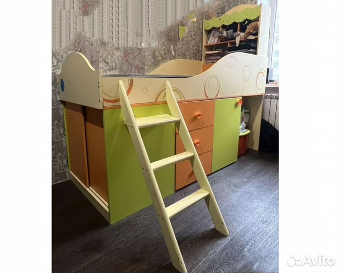 Кровать чердак Фруттис детская