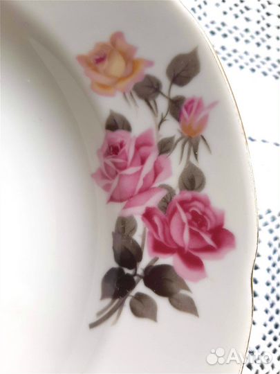 Тарелки Розы Японский фарфор Tono China 5 штук