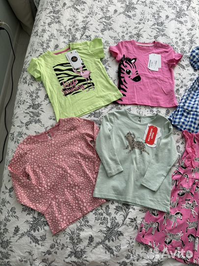 Пакет вещей на девочку 86-92 новых на лето