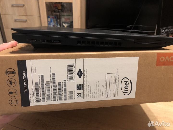 Ноутбук Lenovo T580, Intel Core i7-8550U