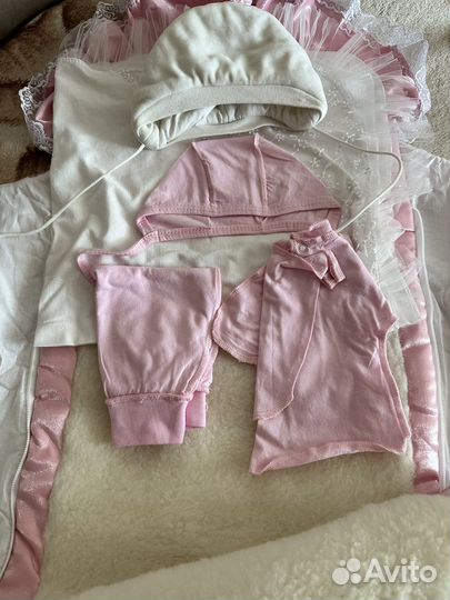 Конверт на выписку для девочки весна