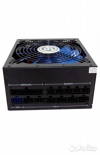 Блок питания ginzzu MC800 14CM 80+bronze(новый)