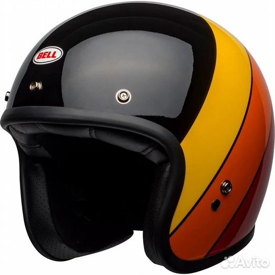 Bell moto 500 RIF open face helmet Black / Yellow