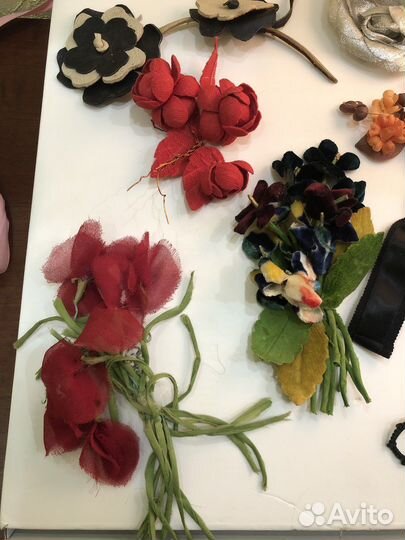 Бутоньерка брошь СССР