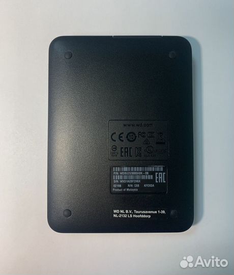 Внешние жёсткие диски WD и Toshiba 500Gb новые