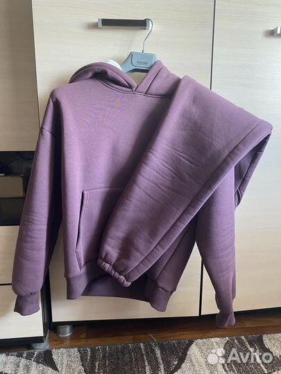 Спортивный костюм на флисе женский теплый