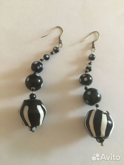 Сережки бижутерия, клипсы винтаж