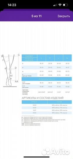 Компрессионные чулки 1 класс для операции и родов