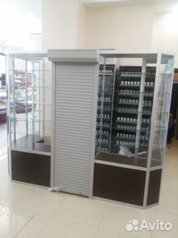 Пристенный павильон для магазина