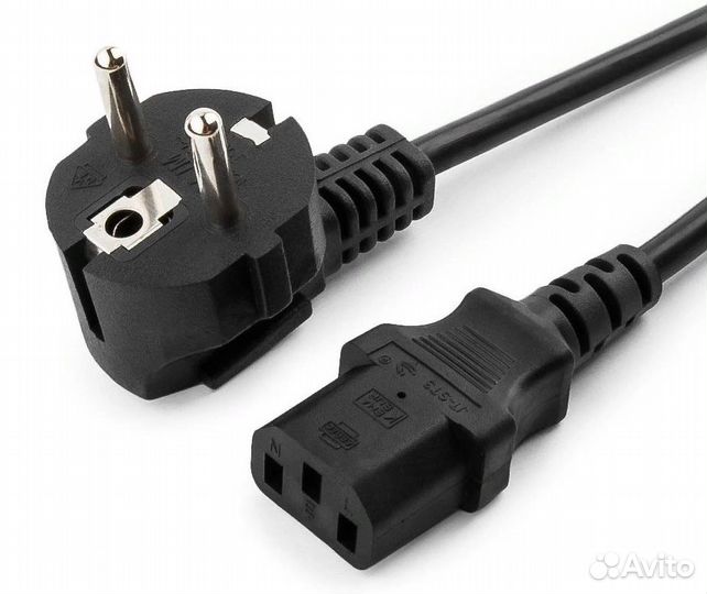 Кабель питания компьютер-розетка 1 м PC-186-1