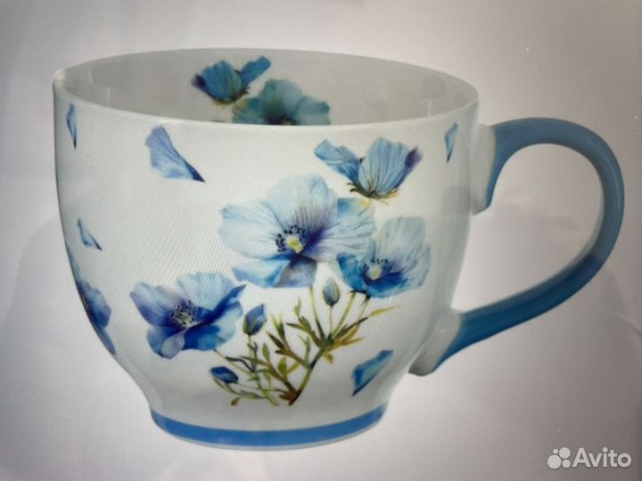 Кружка Незабудки фарфор 450 мл