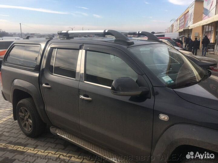 Рейлинги крыши с трубами Shark Mitsubishi L200