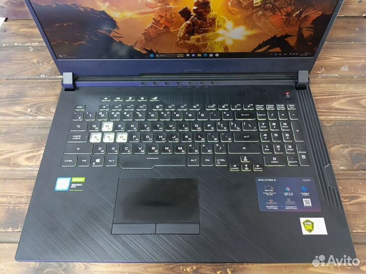 Игровой Asus ROG Strix Intel i5 17.3 120Hz RGB