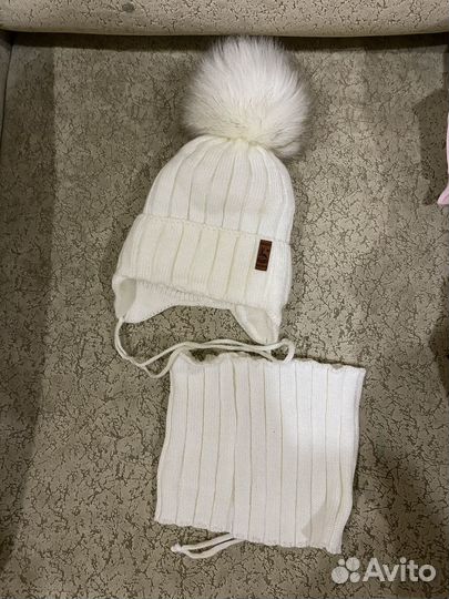 Шапка и снуд для малыша