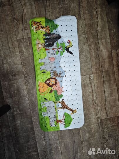 Коврик для ванной противоскользящий детский