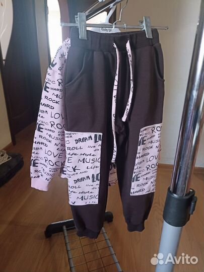 Спортивный костюм для девочки 4-5 года