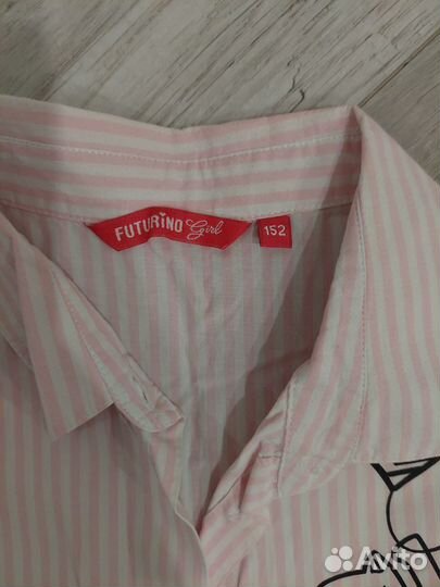 Рубашка на девочку 152