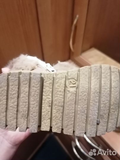 Сапоги для девочки 21 размер