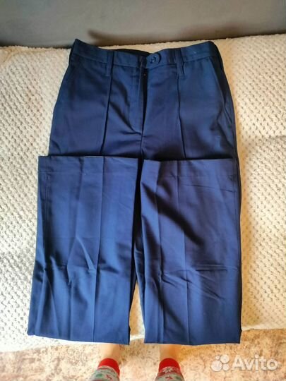 Офисная военная форма синяя к/д рукав м/ж