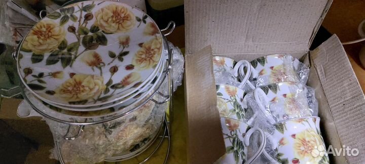 Кофейный сервиз на подставке