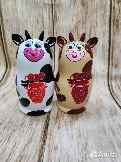 Матрёшка 'Корова
