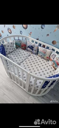 Детская кроватка трансформер 8 в 1